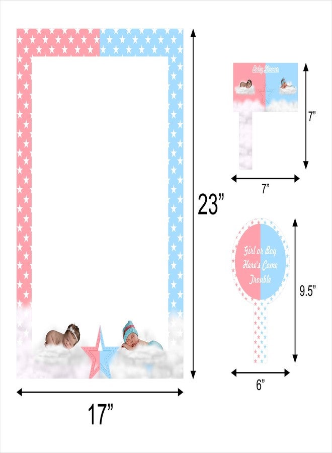 Theme My Party Baby Shower Decoration Theme Pink or Blue for Baby Shower (Photo Booth) - Image 4